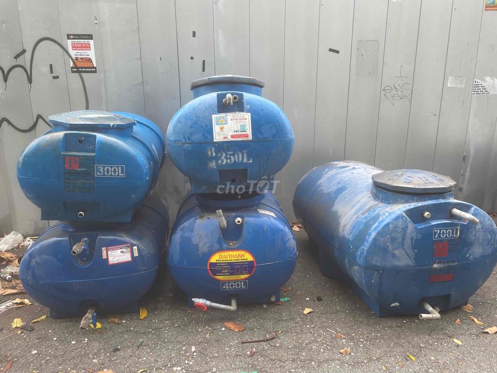 Bồn chứa nước Nhựa  300-700L. Mua bán Nội thất, đồ gia dụng khác tại Quận Bình Thạnh Tp Hồ Chí Minh được đăng bởi NGUYỄN VĂN HÀO hình 1