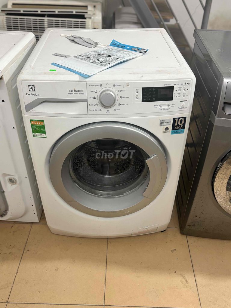 Máy giặt Electrolux inverter EWF12942 9kg Trắng. Mua bán Máy giặt tại Quận Ba Đình Hà Nội được đăng bởi Điện Lạnh Tâm Tín Hà Nội hình 1