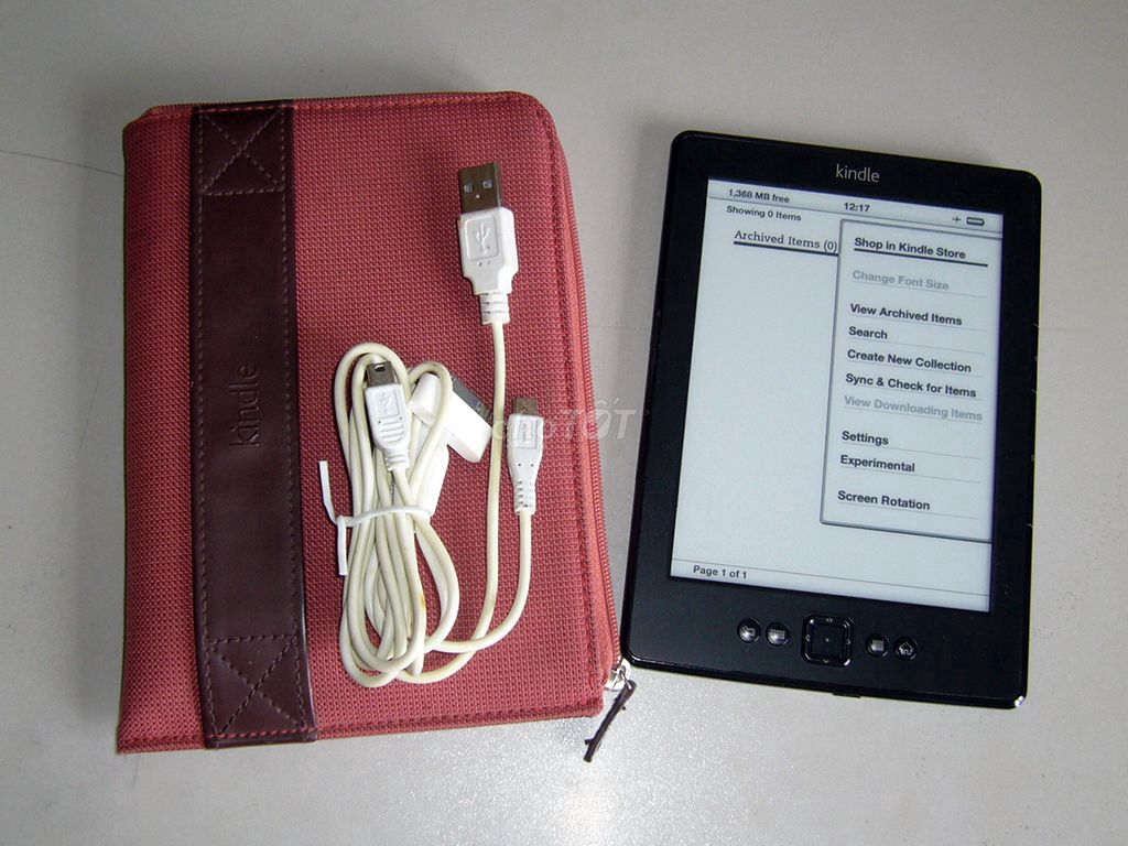 Máy đọc sách Amazon Kindle 4 (D01100). Mua bán Máy tính bảng tại Quận Hai Bà Trưng Hà Nội được đăng bởi 034ibabfbc hình 1