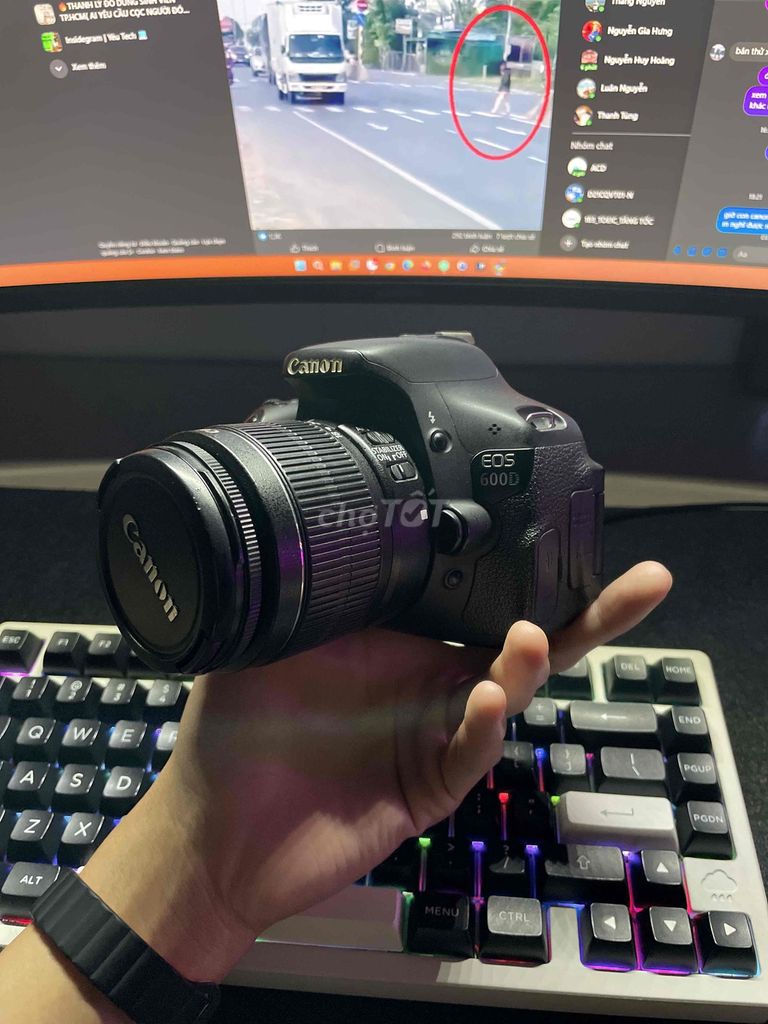 Máy ảnh Canon 600D Đen Đã sử dụng. Mua bán Máy ảnh, Máy quay tại Thành phố Thủ Đức Tp Hồ Chí Minh được đăng bởi Quân Nguyễn hình 1