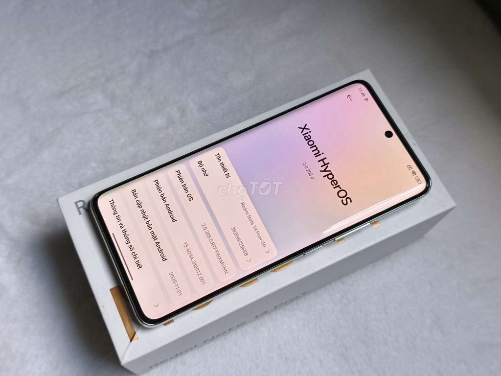 Redmi Note 14 Pro+ 12/256 fullbox QT đẹp zin. Mua bán Điện thoại tại Quận Bình Tân Tp Hồ Chí Minh được đăng bởi Hiếu hình 1