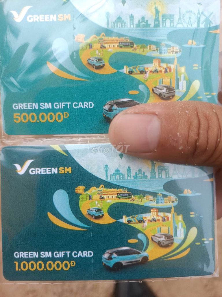 Thẻ quà tặng Green SM 1.000.000 VNĐ. Mua bán Sở thích khác tại Quận 7 Tp Hồ Chí Minh được đăng bởi Msahla hình 1