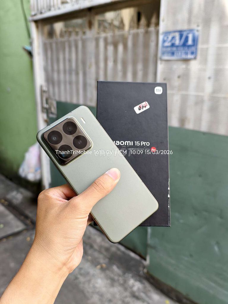 Xiaomi Mi 15 Pro Xanh 12/256 fullbox bản nd. Mua bán Điện thoại tại Quận Gò Vấp Tp Hồ Chí Minh được đăng bởi Thanh Tri hình 1