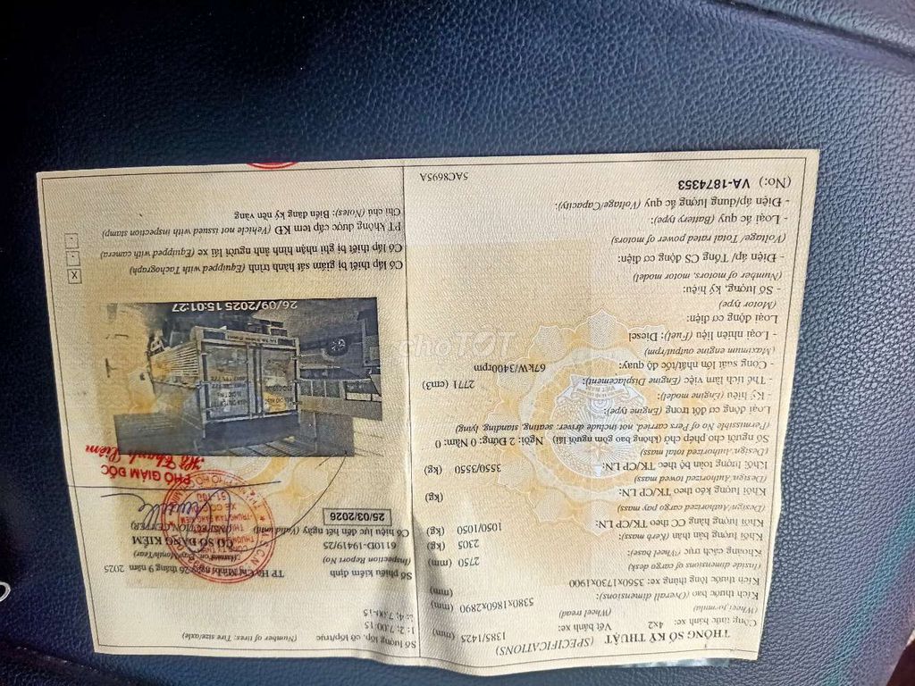 Cần bán xe tải Isuzu. Mua bán Xe tải, xe ben tại Thị xã Bến Cát Bình Dương được đăng bởi Tuyen Hp hình 8