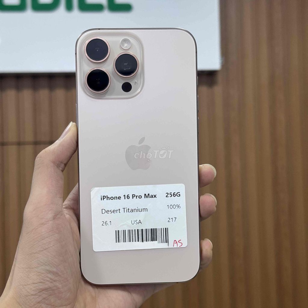 💥iPhone 16 Pro Max 256G - P100 | Có trả góp, nợ xấ. Mua bán Điện thoại tại Quận Ngô Quyền Hải Phòng được đăng bởi minmobile HP hình 1