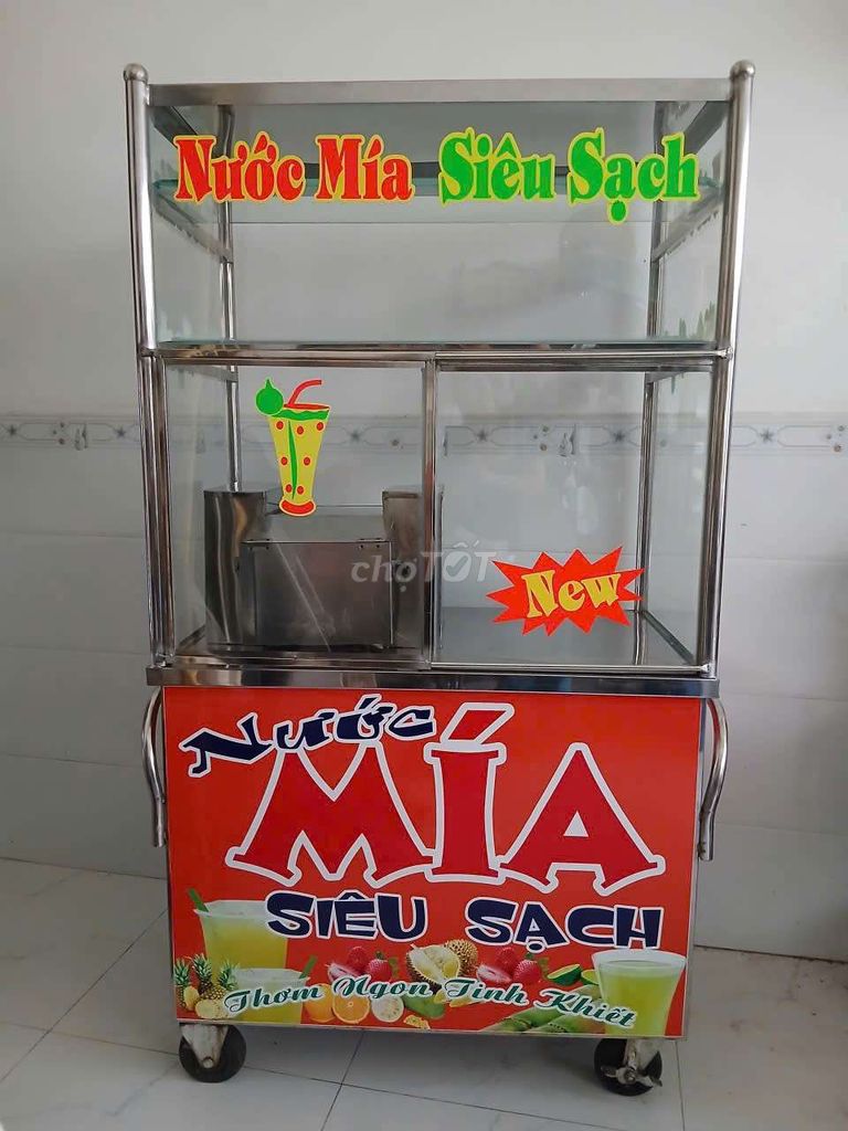 Xe nước mía Inox ép 1 cây đã sử dụng. Mua bán Đồ chuyên dụng, Giống nuôi trồng tại Quận Bình Thuỷ Cần Thơ được đăng bởi Cường hình 1