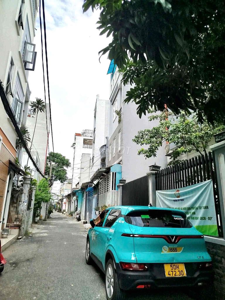 Nhà 4 tầng 60m2 đường B3, Tây Thạnh 6.7T