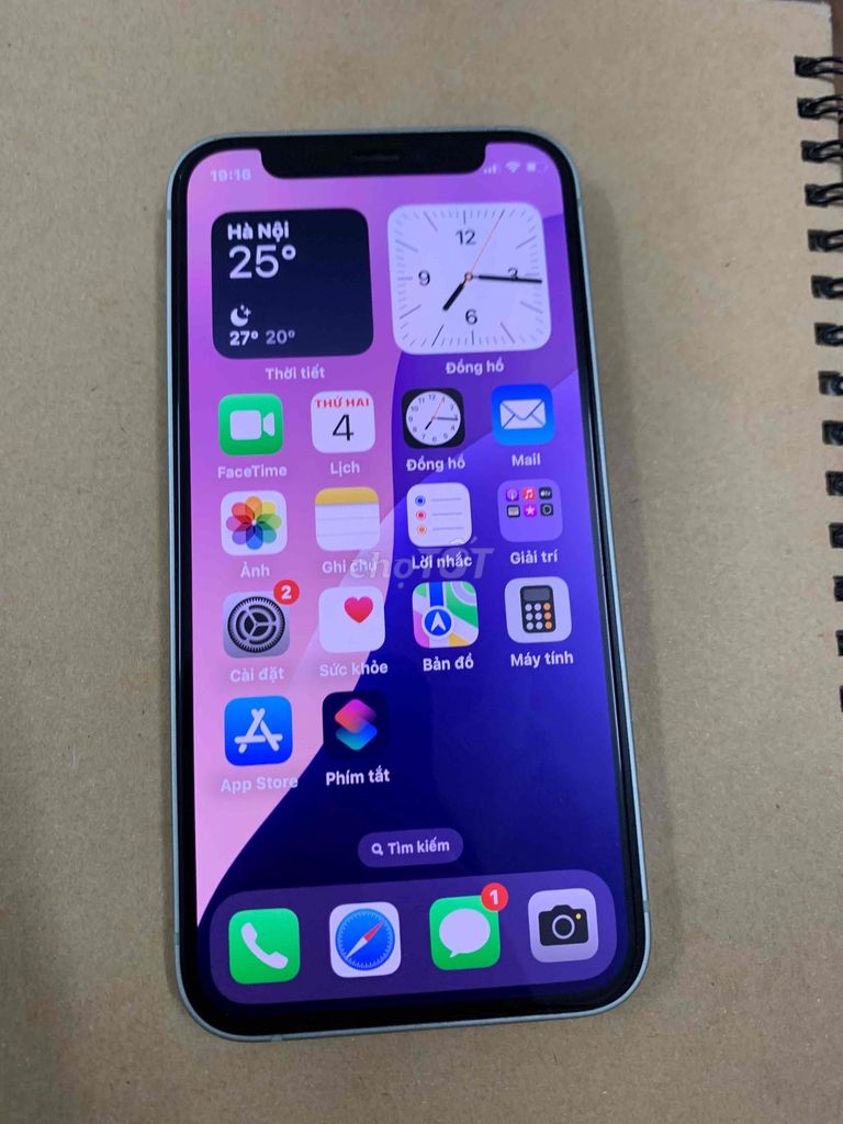 iPhone 12 mini Xanh mint VNA Đã sử dụng. Mua bán Điện thoại tại Quận Hà Đông Hà Nội được đăng bởi Cao Cuong Hau  hình 1