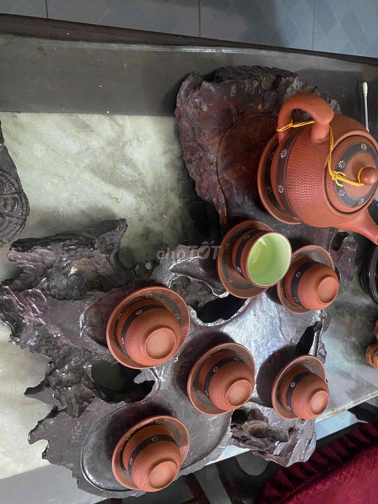 Khay trà Gỗ Nâu. Mua bán Nội thất, đồ gia dụng khác tại Huyện Quốc Oai Hà Nội được đăng bởi Hữu Tuấn hình 1