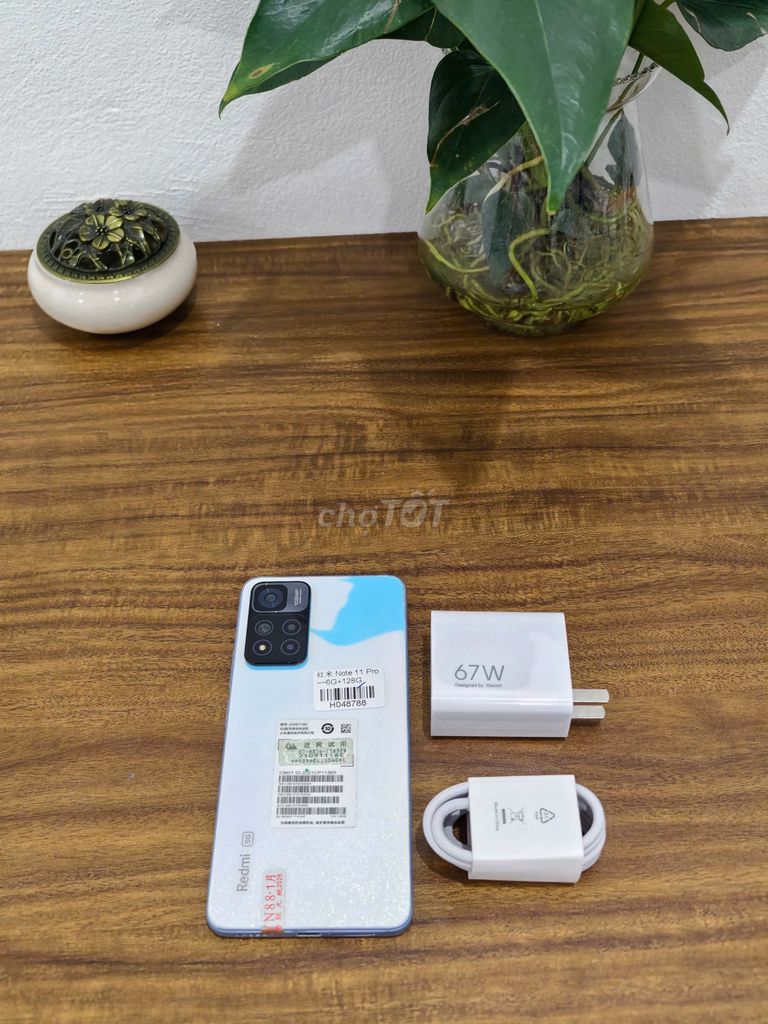 Redmi Note 11 Pro 5G 6/128 Trắng Q.Tế sạc 67w COD. Mua bán Điện thoại tại Quận Ba Đình Hà Nội được đăng bởi Android Top hình 1