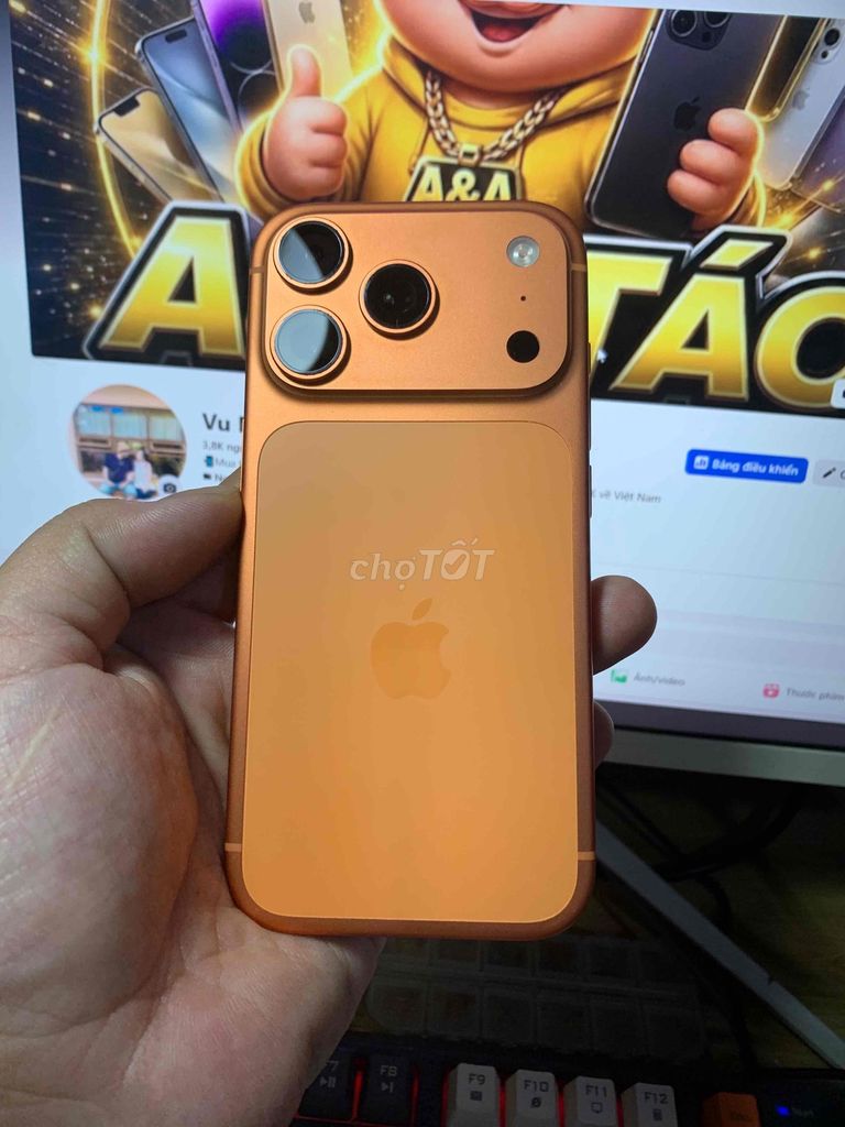 iPhone 17 Pro 256GB Cam. Mua bán Điện thoại tại Quận Bình Thạnh Tp Hồ Chí Minh được đăng bởi AATáo hình 1