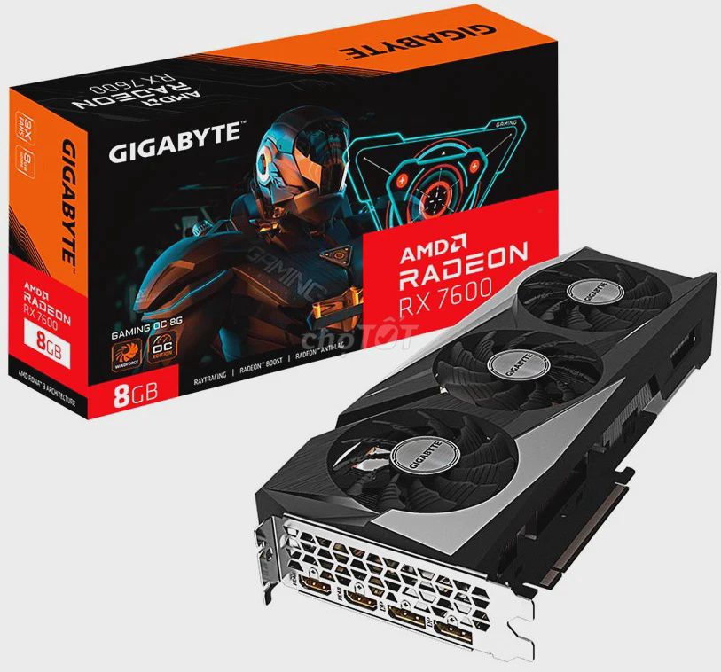 Gigabyte RX 7600 GAMING OC 8GB - 10/2028. Mua bán Linh kiện (RAM, Card...) tại Quận Cẩm Lệ Đà Nẵng được đăng bởi Duy Lee hình 1