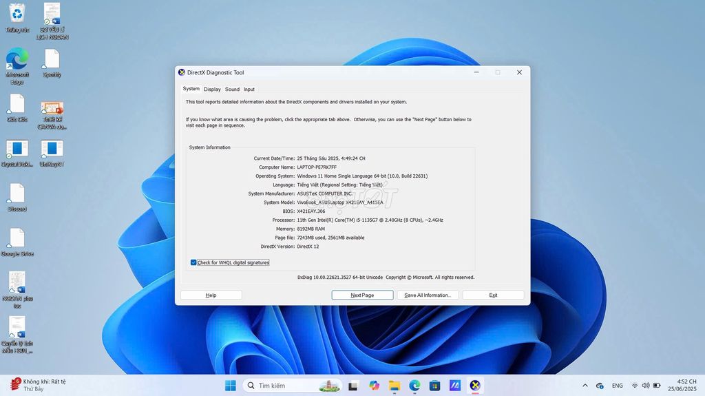 Bán laptop Asus VivoBook A415E