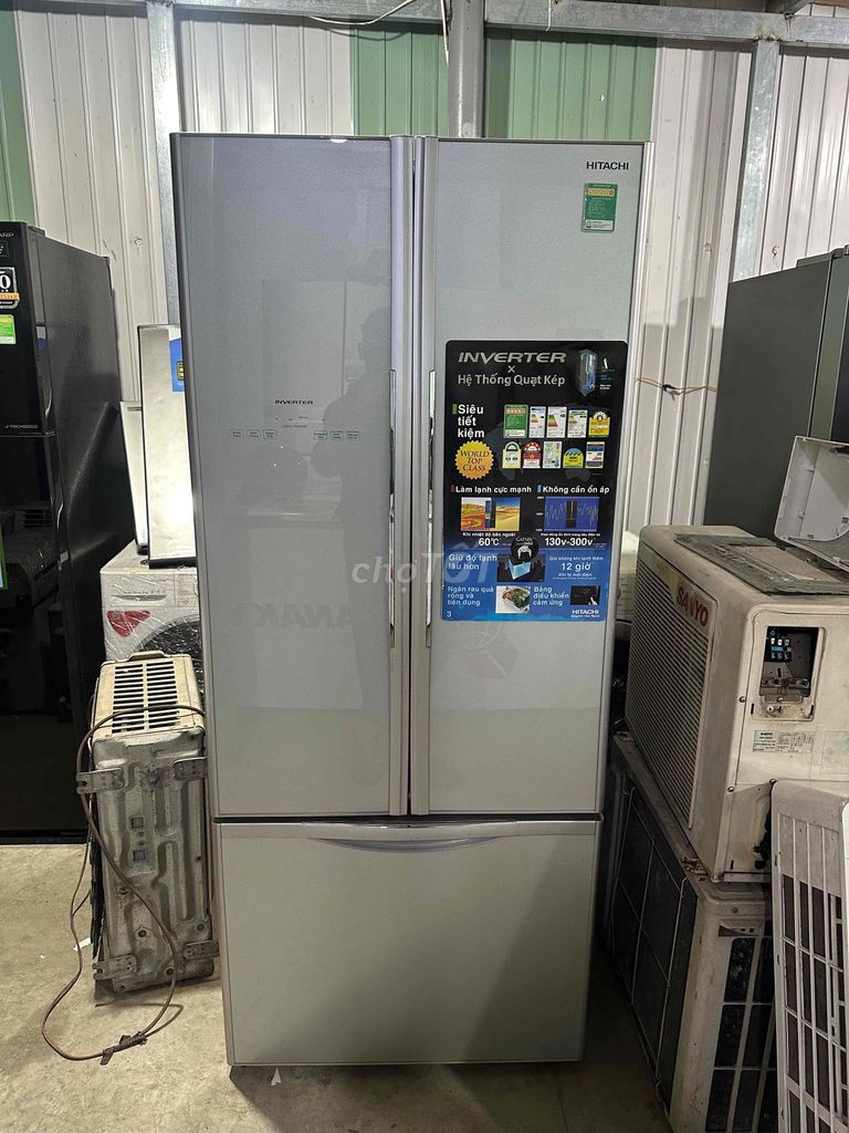 Tủ lạnh Hitachi 429L Inverter Bạc. Mua bán Tủ lạnh tại Quận Hải Châu Đà Nẵng được đăng bởi Duy bảo hình 1