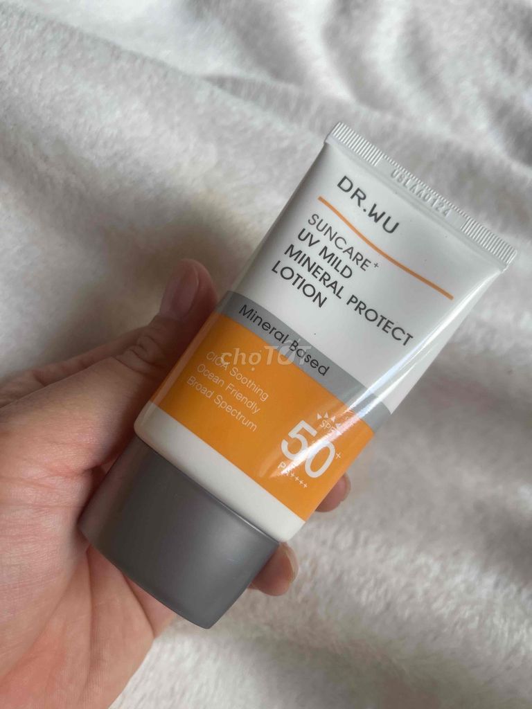 DR.WU Suncare UV Mild Mineral Protect Lotion 35ml. Mua bán Phụ kiện thời trang khác tại Quận Tân Bình Tp Hồ Chí Minh được đăng bởi mẹ bĩm thanh lí đồ cá nhân hình 1