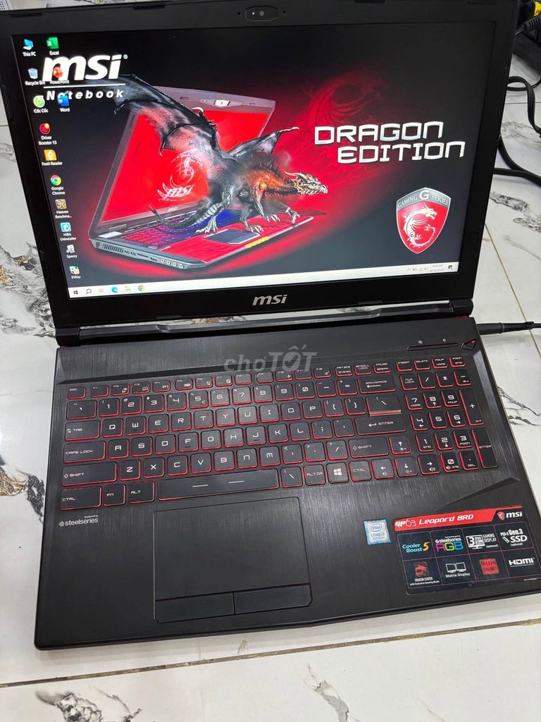 MSI GP63 Leopard 8RD i7 16GB 256GB SSD 1TB HDD. Mua bán Laptop tại Quận 12 Tp Hồ Chí Minh được đăng bởi Hội Đồ Điện Tử hình 1