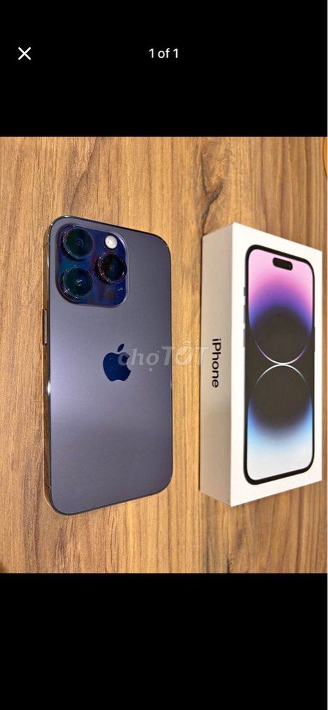 iPhone 14 Pro Max 128 Tím mới dùng 6 tháng. Mua bán Điện thoại tại Quận Bình Thạnh Tp Hồ Chí Minh được đăng bởi Ngọc Lan hình 1