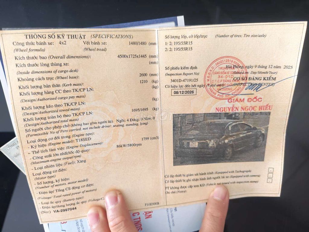 Lacetti che mưa che nắng. Mua bán Ô tô tại Thị xã Kinh Môn Hải Dương được đăng bởi Ngô Văn Hùng hình 5