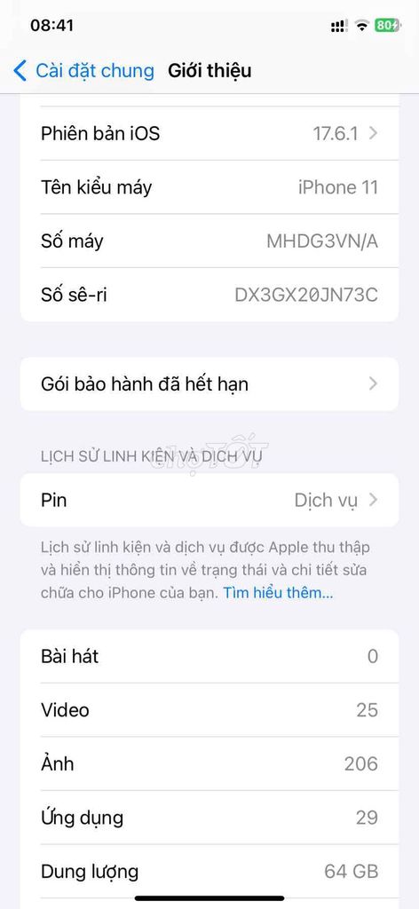 iPhone 11 64GB Xanh lá cây. Mua bán Điện thoại tại Huyện Yên Mỹ Hưng Yên được đăng bởi Minh Đức hình 1