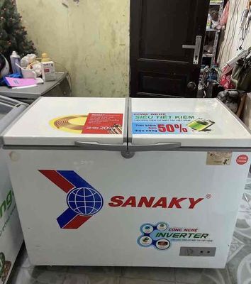 THANH LÝ TỦ ĐÔNG SANAAKY 300L inverter sử dụng tốt. Mua bán Tủ lạnh tại Quận Nam Từ Liêm Hà Nội được đăng bởi Điện Lạnh Bách Khoa