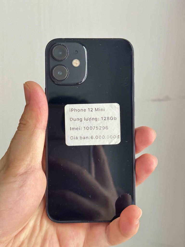 iPhone 12 Mini 128GB Đen máy đẹp full chức năng. Mua bán Điện thoại tại Thành phố Buôn Ma Thuột Đắk Lắk được đăng bởi Nguyễn Hoàng hình 1
