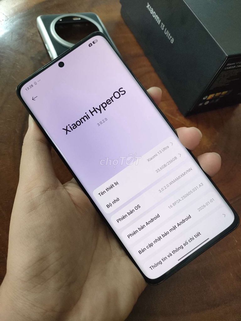 Xiaomi 13 Ultra 12GB/256GB Đen Đã sử dụng. Mua bán Điện thoại tại Quận 10 Tp Hồ Chí Minh được đăng bởi NaMobile hình 1