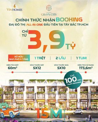 Nhà Phố Vin Long An giá chỉ bằng căn hộ, 4 lầu, giá chỉ 3ty9 all in. Mua bán nhà ở tại Huyện Đức Hòa Long An được đăng bởi Vũ Vinhomes