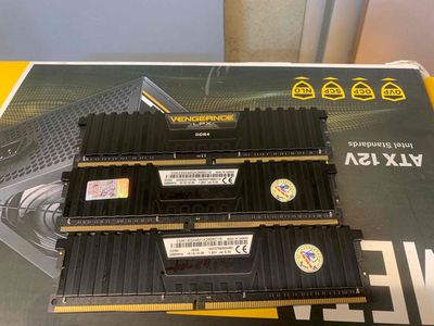 RAM MÁY BÀN 16GB TẢN CORSAI DDR4 LẮP MÁY TẸT GA