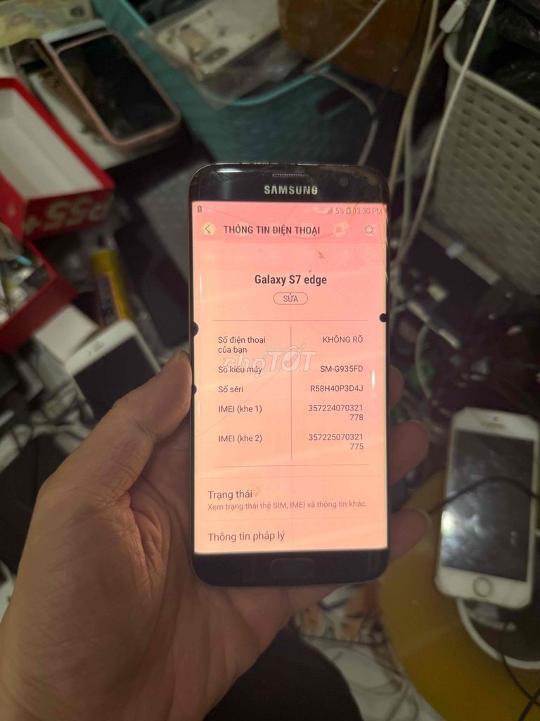 Bán Samsung S7edge 2 sim zin hỏng hẳn màn. Mua bán Điện thoại tại Quận Hà Đông Hà Nội được đăng bởi Mạnh Mobile hình 1