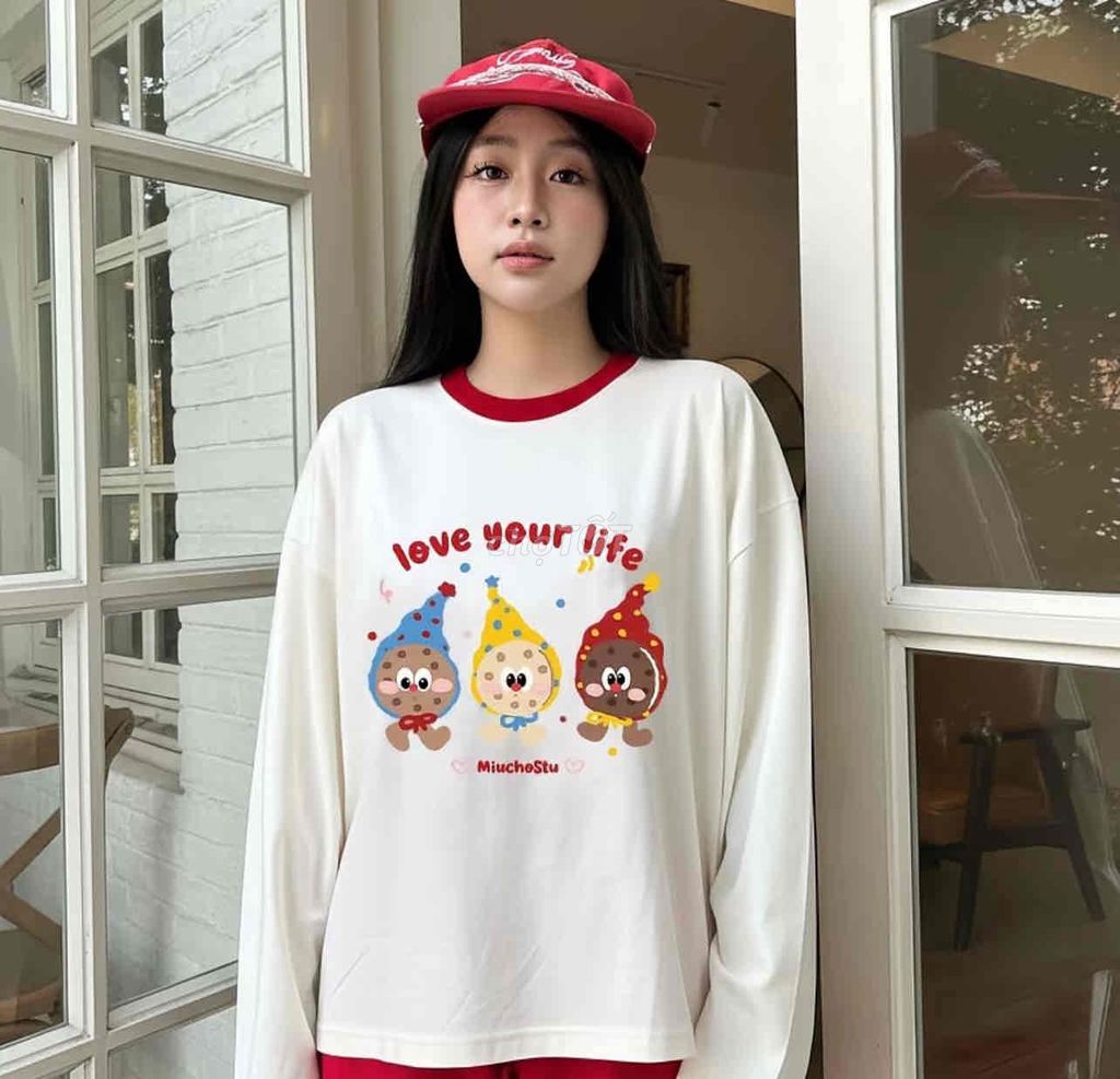 Áo thun nữ Miucho tay dài Vải thoáng mát M. Mua bán Quần áo tại Quận 7 Tp Hồ Chí Minh được đăng bởi Nguyễn Thy hình 1