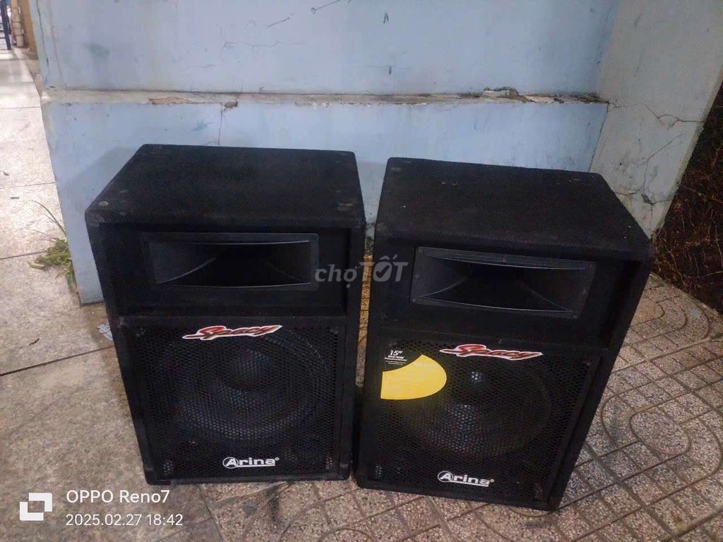 Cặp loa Arina 1bass30 1treble như hình