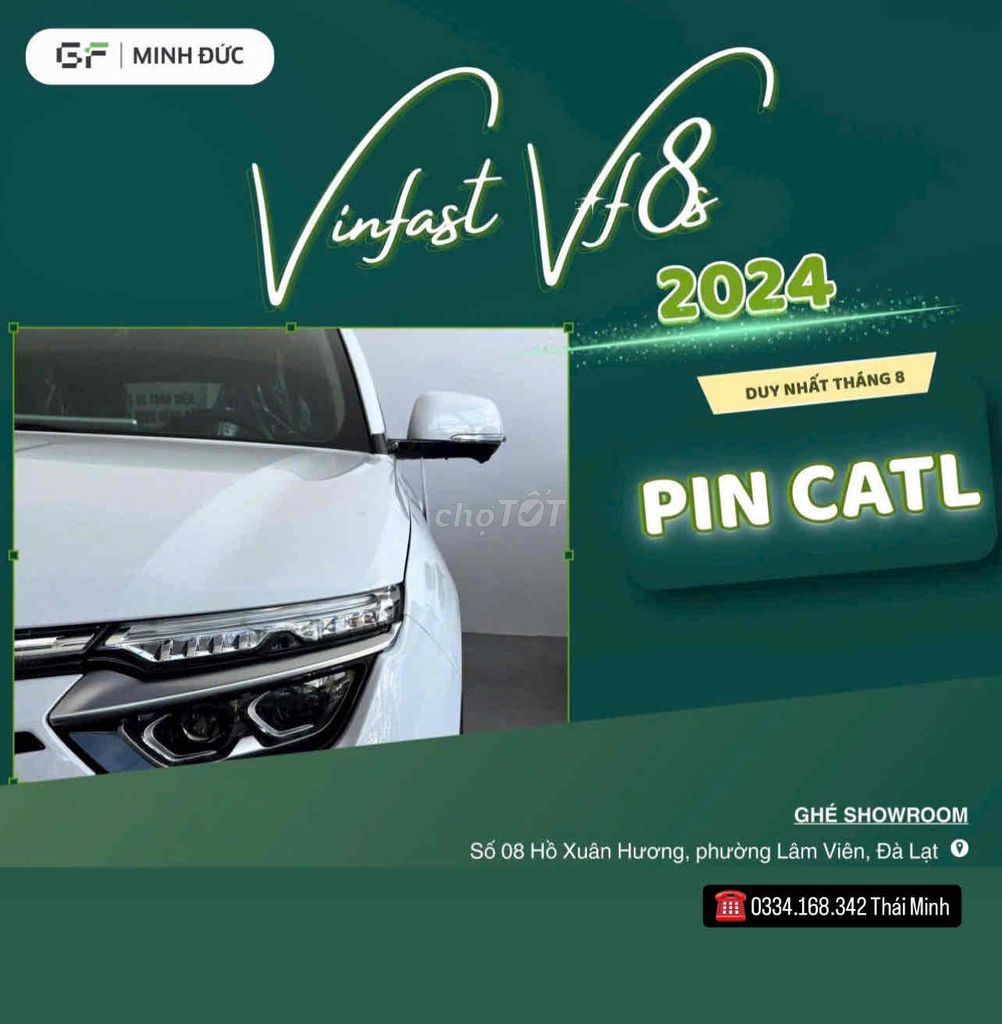 VinFast VF8 2024 Eco - 30 km. Mua bán Ô tô tại Thành phố Đà Lạt Lâm Đồng được đăng bởi minh hình 2