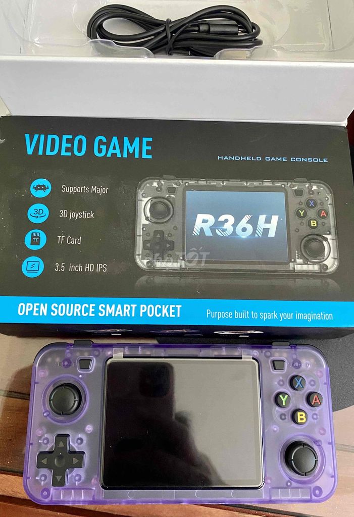 Bán máy Game cầm tay R36H Fullbox màu tím. Mua bán Thiết bị chơi game tại Quận 3 Tp Hồ Chí Minh được đăng bởi Tuấn Anh hình 2