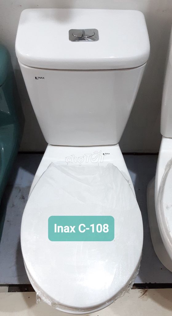 Thanh lý Bồn cầu Inax C-108 2 nhấn giá 1.200k. Mua bán Thiết bị vệ sinh, nhà tắm tại Quận Hoàng Mai Hà Nội được đăng bởi Thiết bị vệ sinh Vietbig hình 1