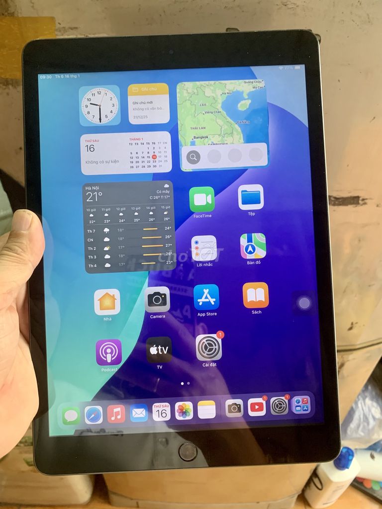 Bán iPad Gen 9 64GB Wi-Fi màu Gray. Mua bán Máy tính bảng tại Quận Bình Tân Tp Hồ Chí Minh được đăng bởi MinhThanh hình 1