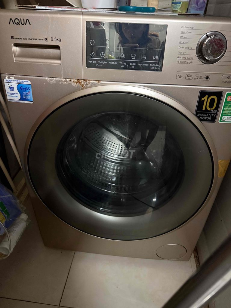 Máy giặt Aqua AQD-095 9.5kg Vàng đồng. Mua bán Máy giặt tại Huyện Nhà Bè Tp Hồ Chí Minh được đăng bởi Mỹ Uyên Trần Thị hình 1