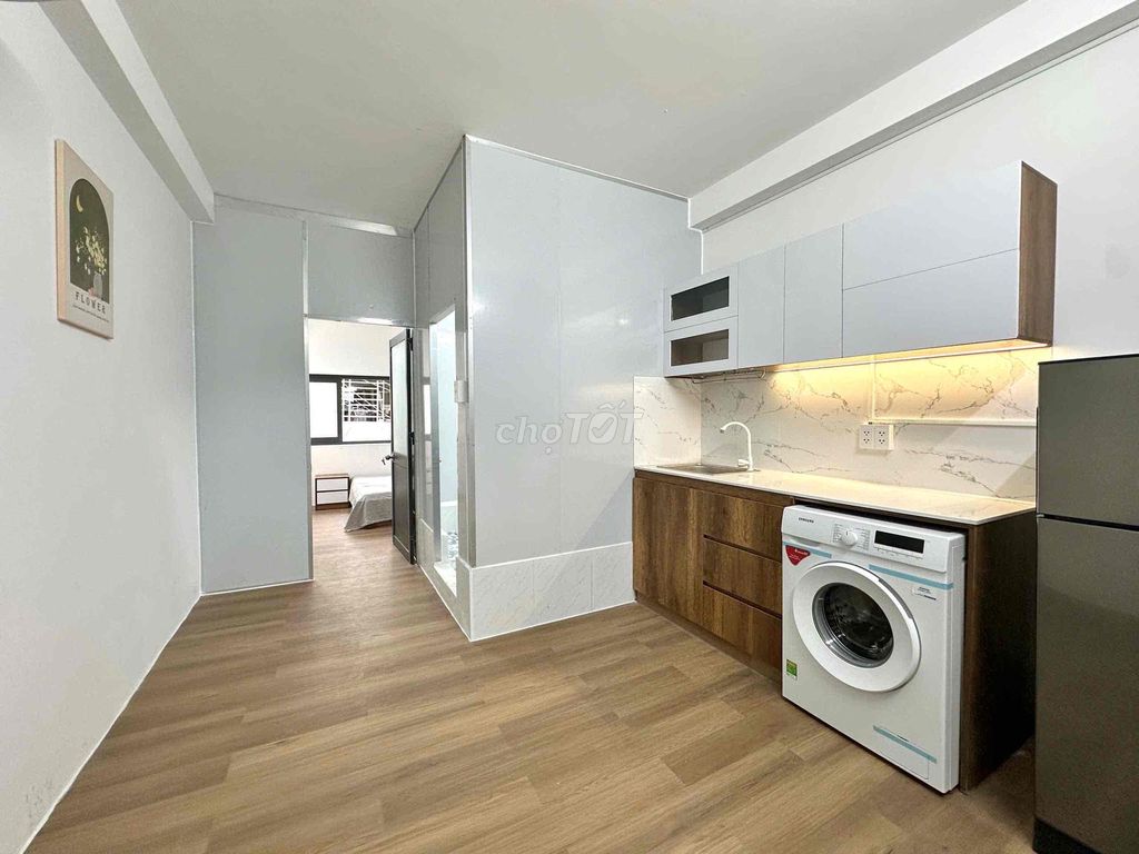 Nhà Mới 1PN Tách Bếp - MG Riêng. Cửa sổ siu thoáng , thang máy hầm xe. - ảnh 4