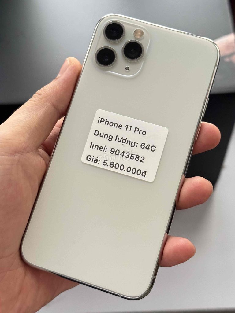 iPhone 11 Pro 64GB Trắng máy full chức năng. Mua bán Điện thoại tại Thành phố Buôn Ma Thuột Đắk Lắk được đăng bởi Nguyễn Hoàng hình 1