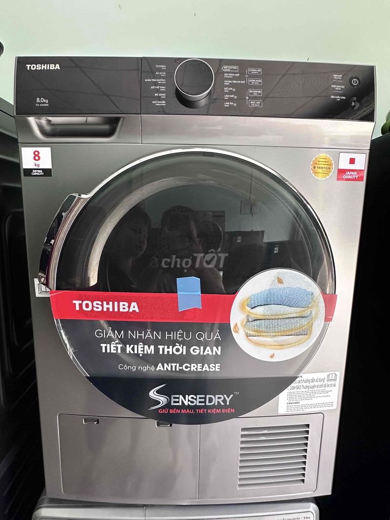Máy sấy quần áo Toshiba 8.0 kg Xám SenseDry. Mua bán Máy giặt tại Quận Liên Chiểu Đà Nẵng được đăng bởi Thanh Bình hình 1