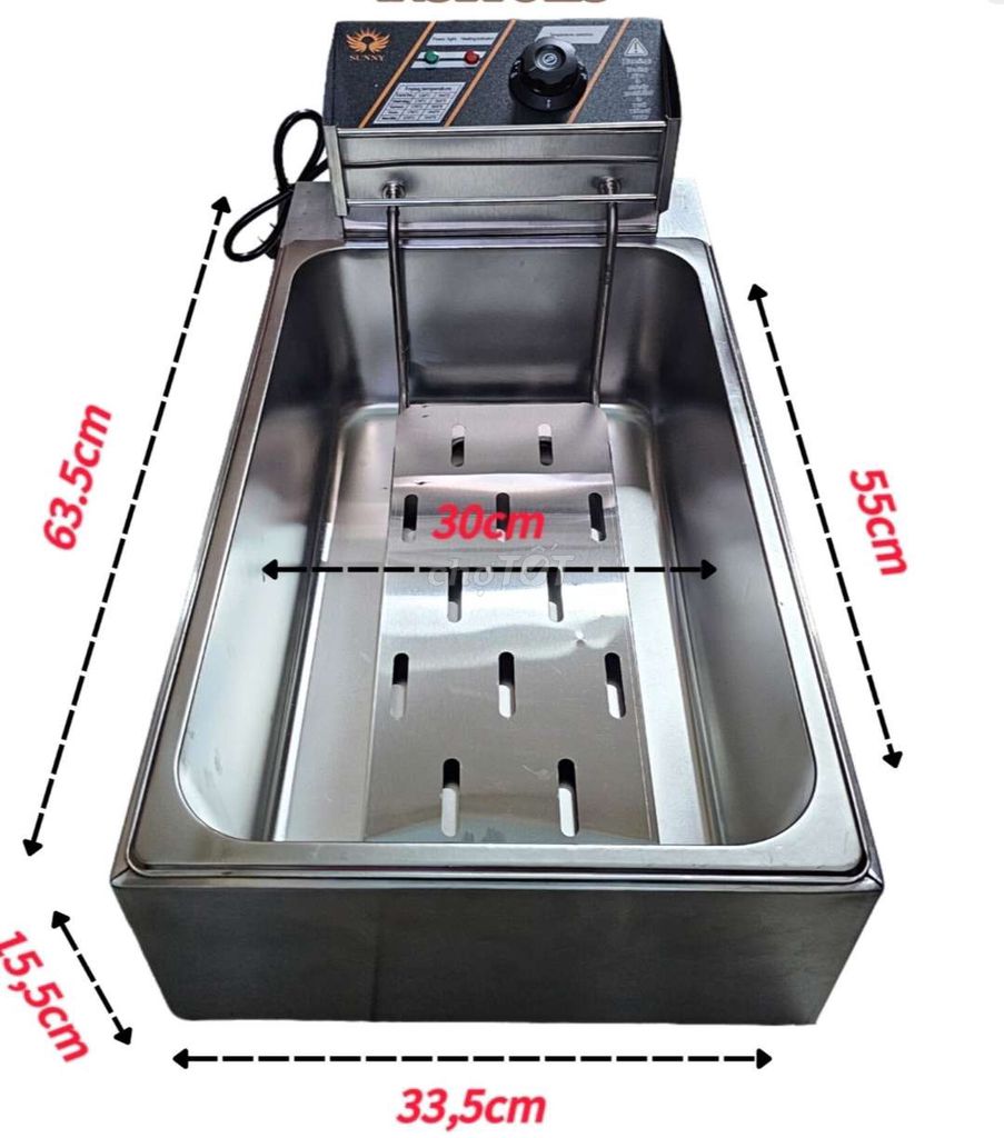 Bếp chiên nhúng Sunny 12 lít và 6l Thép không gỉ. Mua bán Bếp, lò, đồ điện nhà bếp tại Huyện An Biên Kiên Giang được đăng bởi Tân Nguyễn hình 1