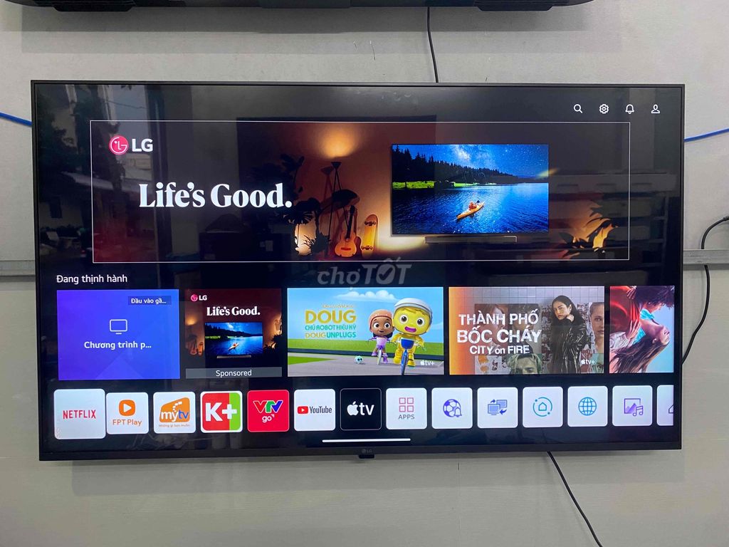 thanh lý tivi 43in LG 4k giọng nói Nanocel