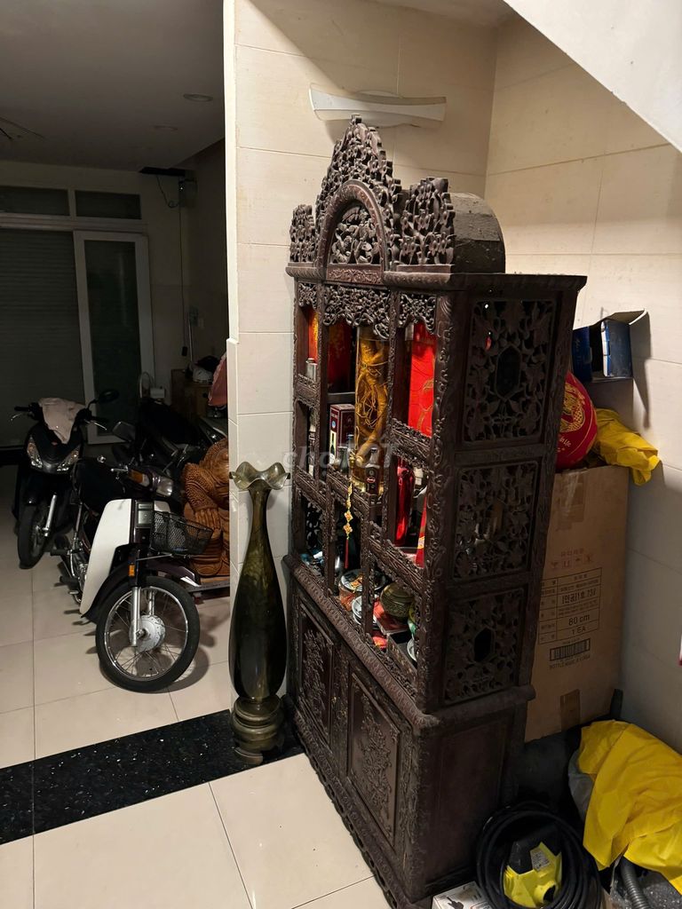 BÁN NHÀ – MẶT TIỀN TRẦN VĂN KIỂU, P.10, Q.6 – NỘI THẤT GỖ CAO CẤP