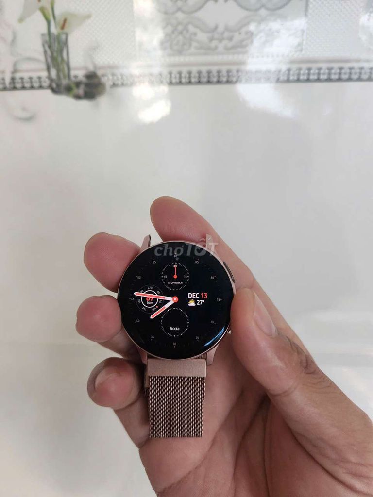 Samsung Watch 2 Vàng hồng Bluetooth vs điện thoại. Mua bán Thiết bị đeo thông minh tại Quận 12 Tp Hồ Chí Minh được đăng bởi Tiếng Nguyễn  hình 1