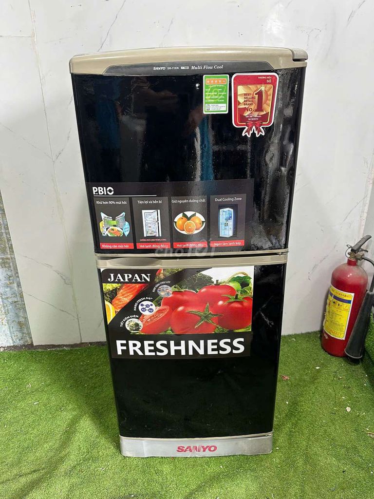 Tủ lạnh Sanyo SR-130RN 130L Đen. Mua bán Tủ lạnh tại Quận Thanh Khê Đà Nẵng được đăng bởi ĐIỆN MÁY QUỐC KHÁNH  hình 1