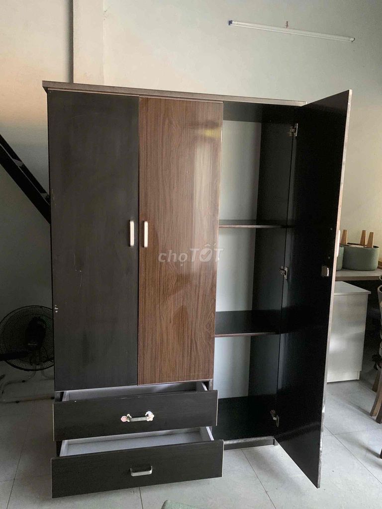 thanh lí tủ nhựa chinhheui 3 cánh