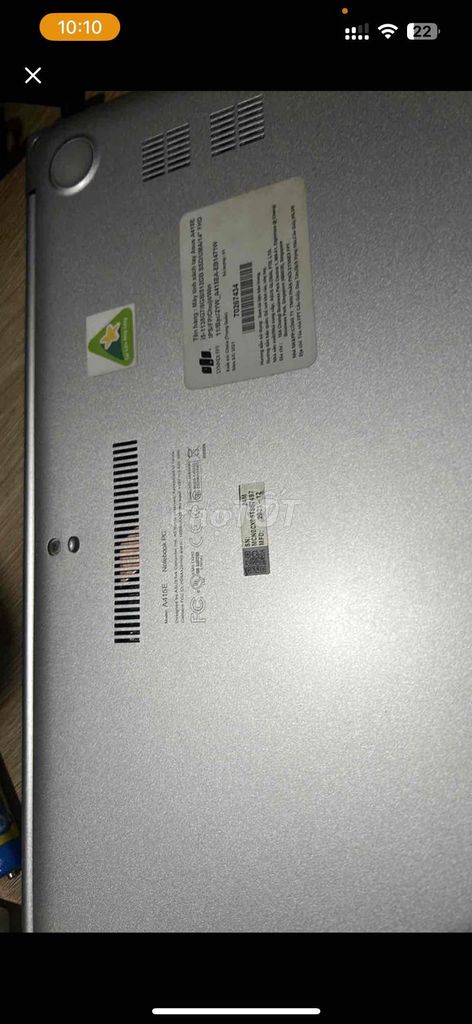 Asus A415E i5-11357 14 inch 8GB/512GB. Mua bán Laptop tại Thành phố Thủ Dầu Một Bình Dương được đăng bởi Ms Chinh hình 1
