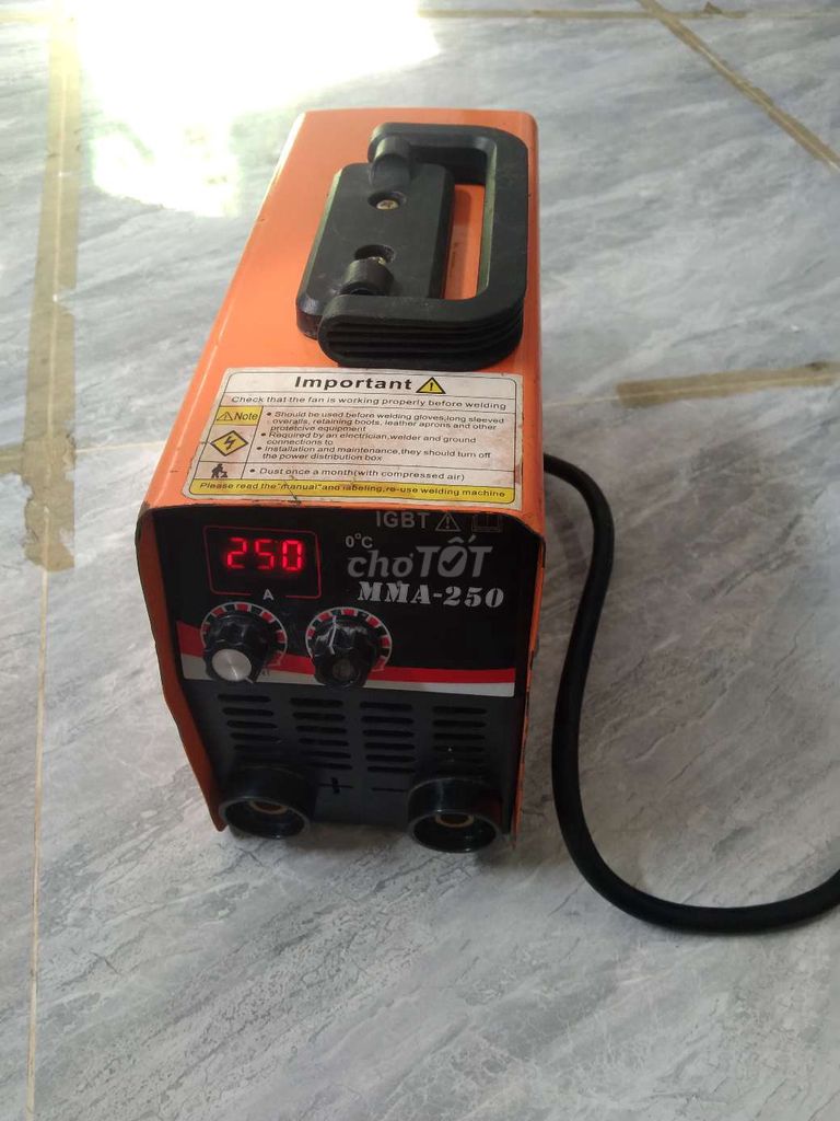 Máy hàn MMA-250 Cam 250A que hàn 2.5li. Mua bán Đồ chuyên dụng, Giống nuôi trồng tại Quận 11 Tp Hồ Chí Minh được đăng bởi Thang Nguyen hình 1