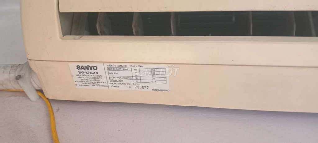 Điều hòa Sanyo SAP-K96GLN Trắng ngà. Mua bán Máy lạnh, điều hoà tại Quận Long Biên Hà Nội được đăng bởi Nguyễn tiến dũng hình 1