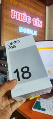 Oppo A18 (4/128) VN + Đen + New 100 %