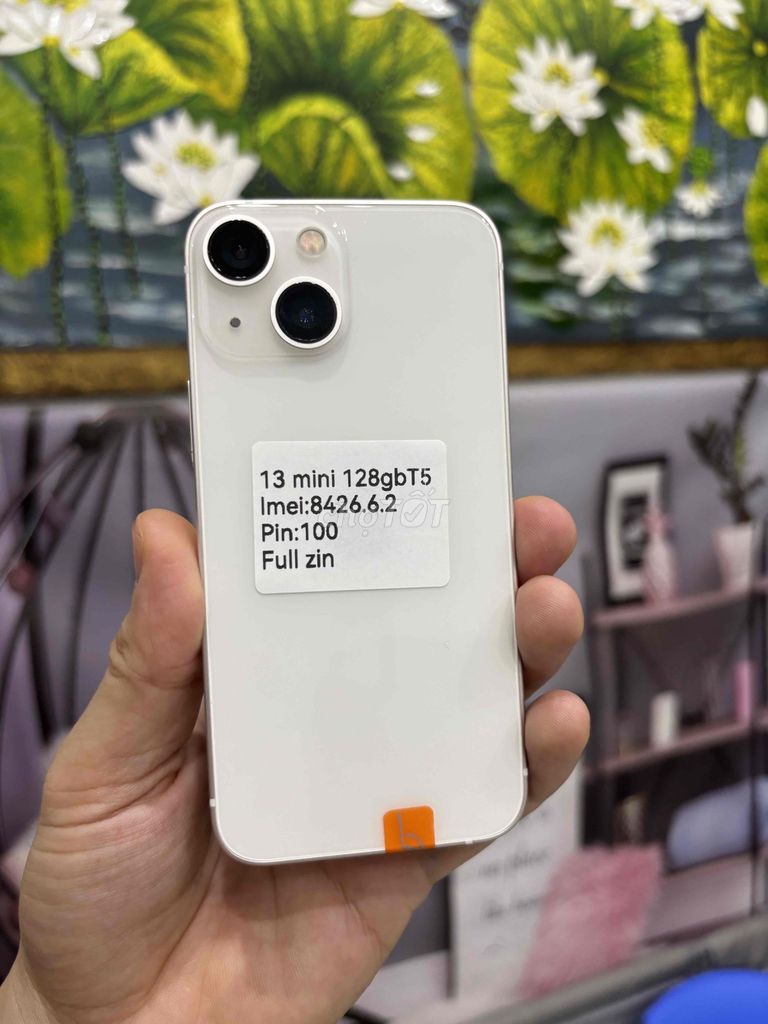 Apple iPhone 13 mini 128GB Trắng zin. Mua bán Điện thoại tại Quận Bắc Từ Liêm Hà Nội được đăng bởi Cửa hàng Bính Táo hình 1